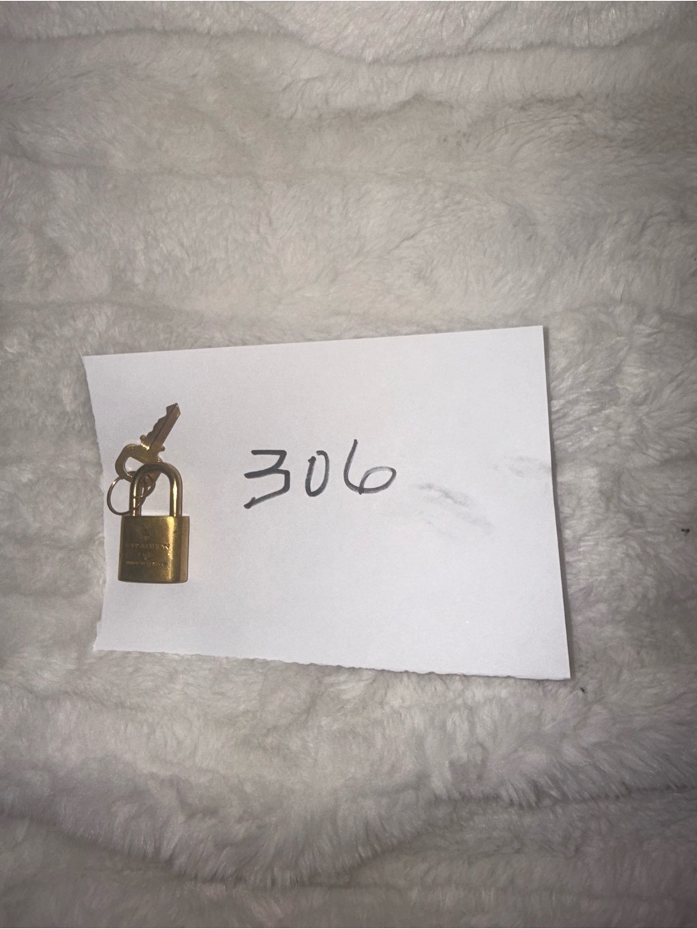 Louis Vuitton Small Brass Padlock with Key 306